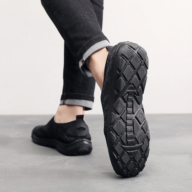 Women's Breathable Slip-On Sneakers with Elastic Insert