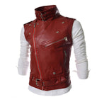 Women's Biker Vest with Asymmetric Zipper