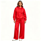 Women's Comfortable Oversized Hoodie and Wide Jogging Pants Set