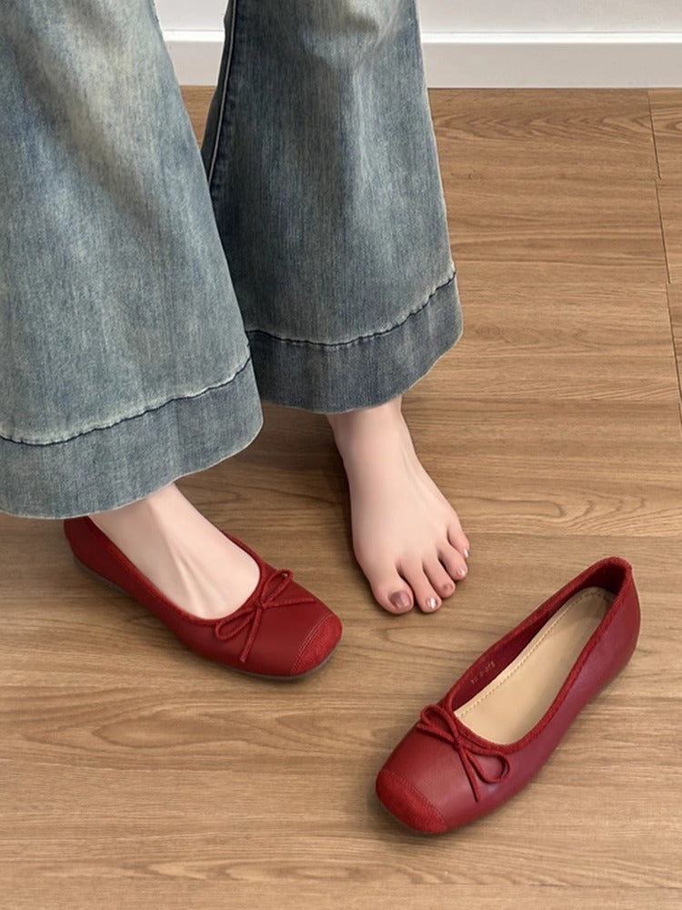 Women's Ballet Flats with Elegant Glitter Design and Comfortable Footbed