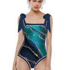 Women's Swimsuit with Elegant Wrap Skirt