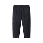 Women's Elegant Cotton Shirt with Chic Trousers and Suspenders
