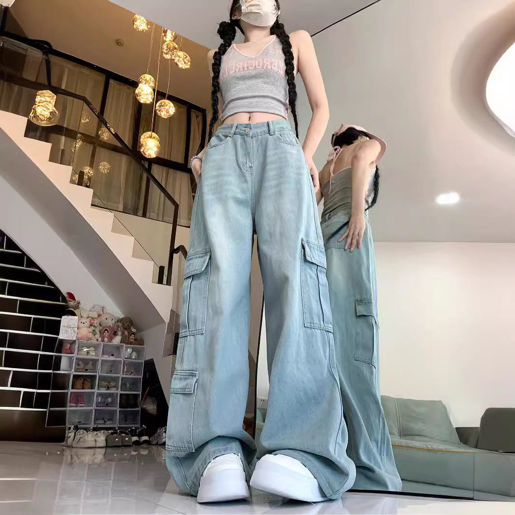 Women's Wide-Leg Cargo Pants