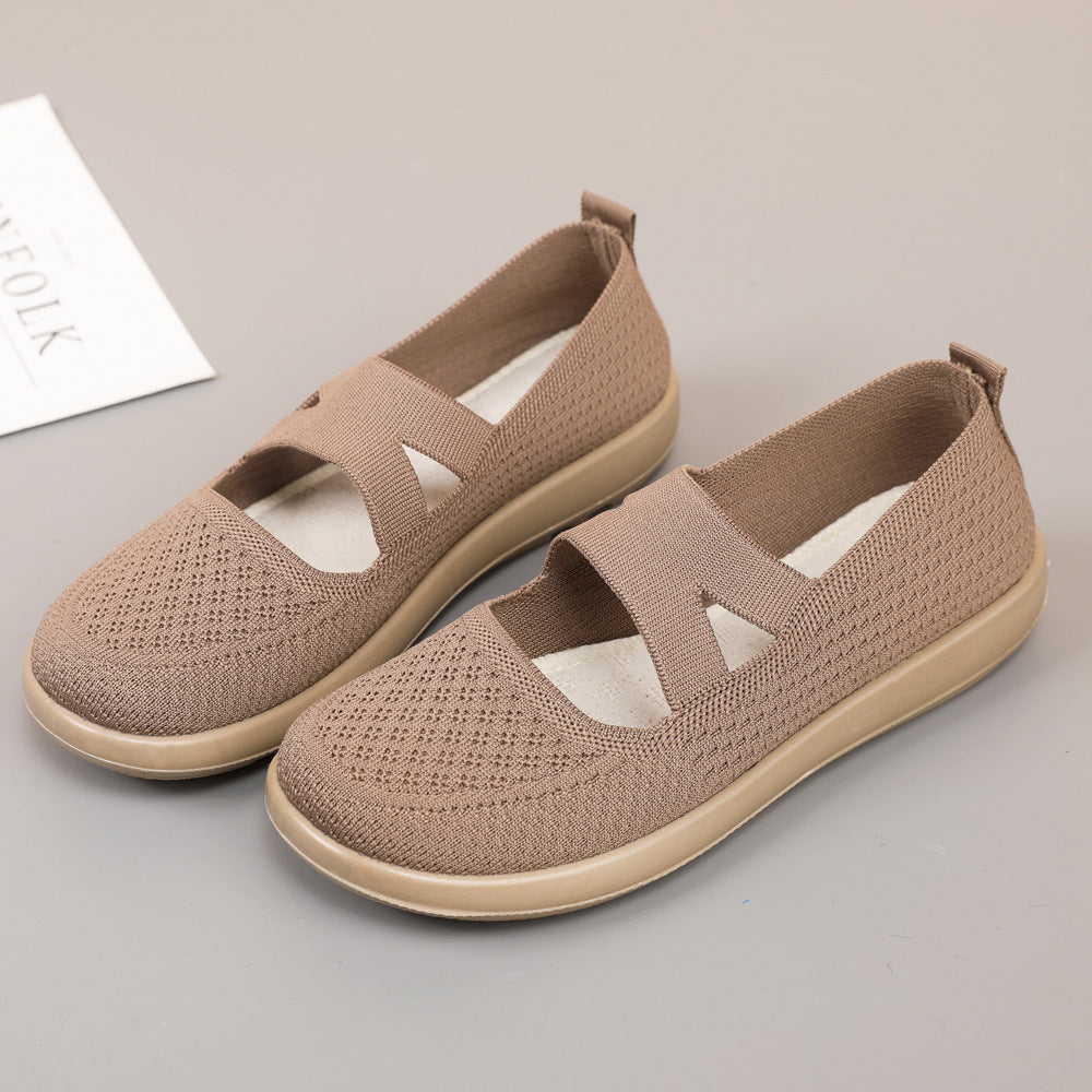 Women's Comfortable Casual Sneakers with Flexible Upper