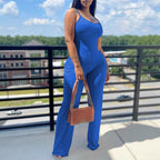 Women's Jumpsuit in Modern Striped Look