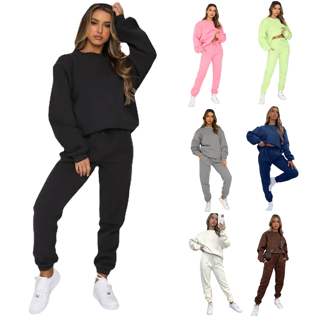 Women's Sporty Fleece Sweat Suit