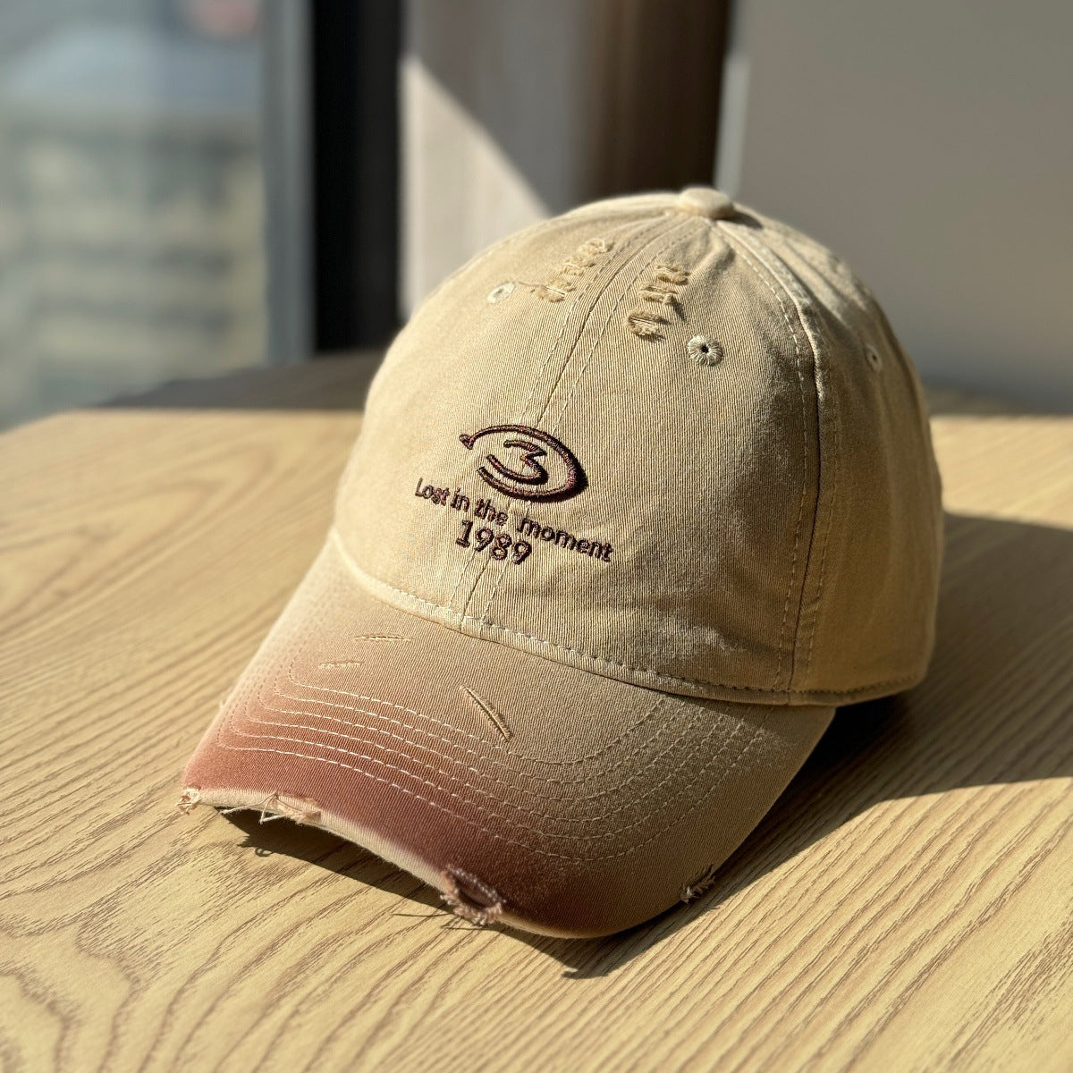 Men's Distressed Baseball Cap
