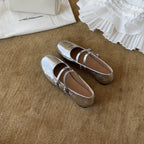 Women's Ballet Flats with Double Strap