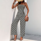 Everyday Jumpsuit with Elastic Bodice and Pattern