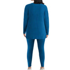 Casual Ribbed Knit Set