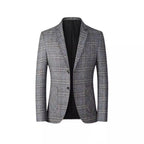Women's Elegant Plaid Blazer