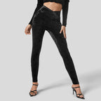 Women's High-Quality Velvet-Finish Leggings