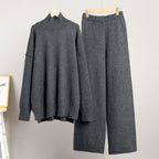 Women's Cozy High-Neck Knit Set