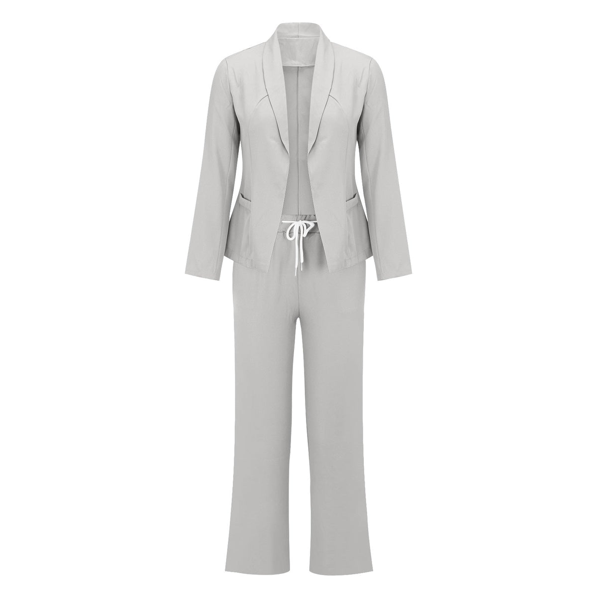 Elegant Blazer-Style Jumpsuit with Adjustable Waist