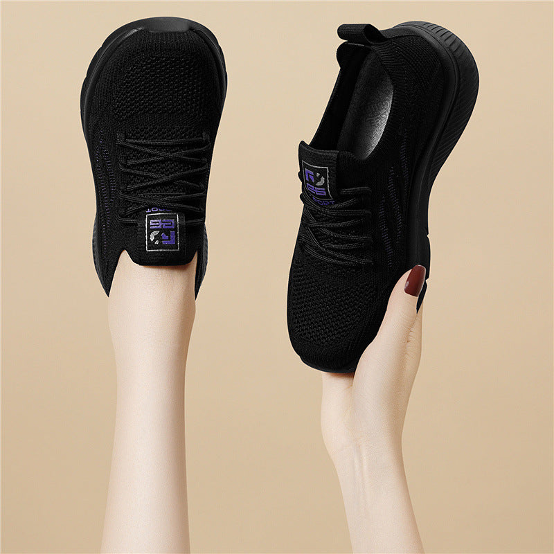 Women's Breathable Casual Sneakers with Cushioning Sole