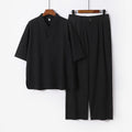 Men's Two-Piece Lightweight Kimono Loungewear Set