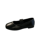 Women's Ballet Flats with Elastic Strap and Elegant Design