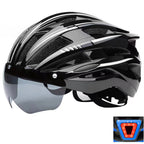 Bicycle Helmet with Integrated Visor and Innovative Ventilation System