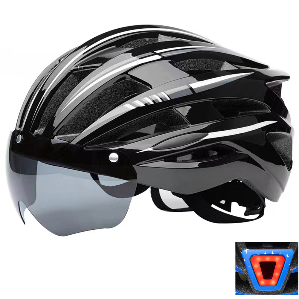 Bicycle Helmet with Integrated Visor and Innovative Ventilation System