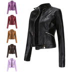 Women's Biker Jacket with Modern Cut