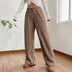 Women's Fluffy Relaxed Fit Pants