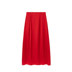 Women's High-Waisted Maxi Skirt with Side Slit