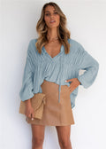Women's Casual Blouse with Ruffles and Drawstring
