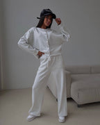 Women's Casual Cardigan and Jogger Set
