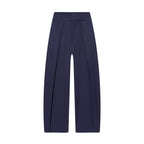 Women's Elegant Wide-Leg Trousers with Fine Pleats