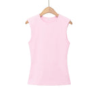 Women's Sleeveless Top with Modern Cut and Form-Fitting Design