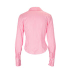 Women's Striped Fitted Blouse
