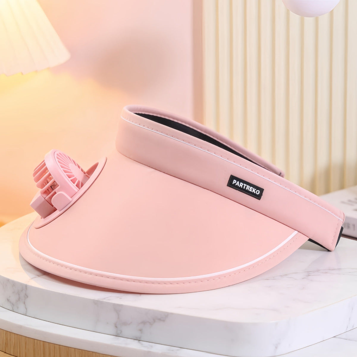 Women's Portable Cooling Hood with Integrated Fan System