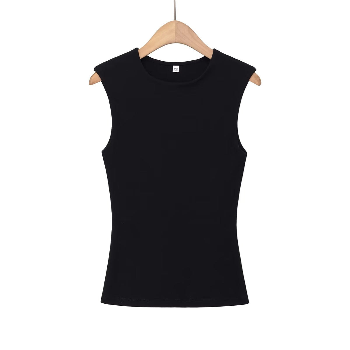 Women's Sleeveless Top with Modern Cut and Form-Fitting Design