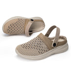 Women's Breathable Casual Clogs with Practical Heel Strap