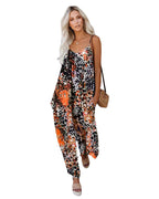 Women's Casual Leopard Print Jumpsuit