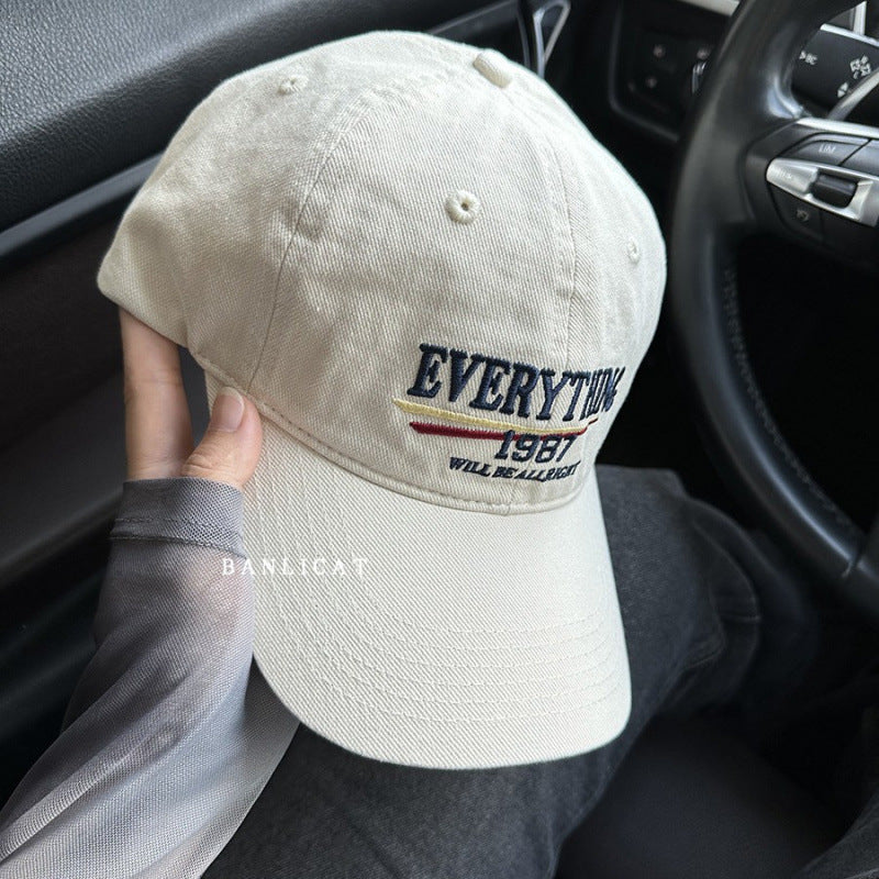 Men's Casual Embroidered Statement Baseball Cap