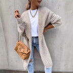 Women's Open-Front Chunky Knit Cardigan