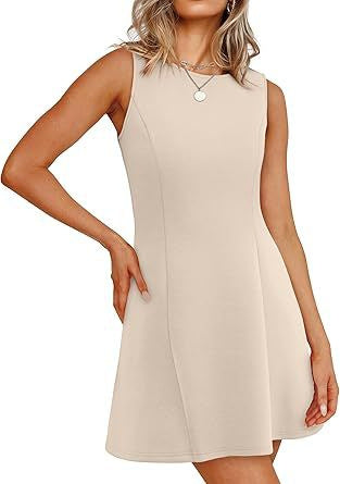 Sleeveless A-Line Dress