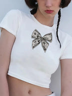 Women's Statement Print Crop T-Shirt