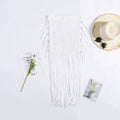 Women's Crochet Beach Poncho with Fringe and Shell Details