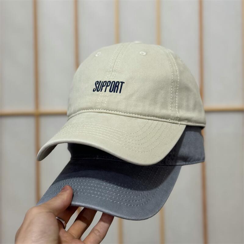 Men's Supportive Embroidered Cotton Baseball Cap