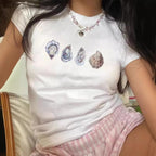 Women's Statement Print Crop T-Shirt