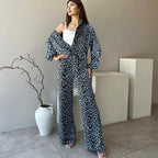 Leopard Print Lounge Set