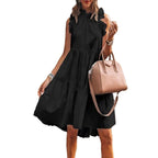 Women's Detailed Ruffled Strap Dress