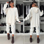 Casual Sport Set with Oversized Hoodie and Joggers