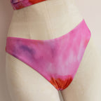 Women's Swimsuit Set with Asymmetrical Ruffle and Trendy Top