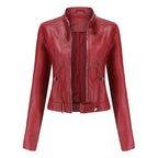Women's Biker Jacket with Modern Cut