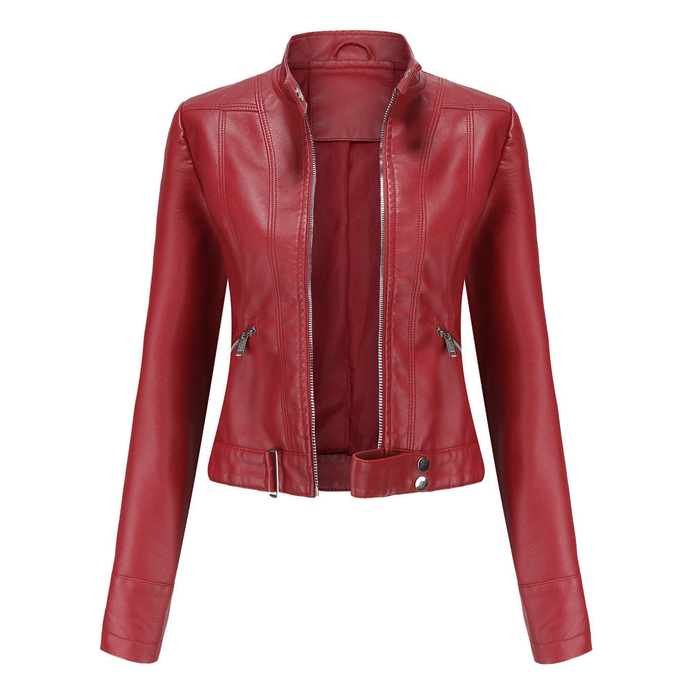 Women's Biker Jacket with Modern Cut
