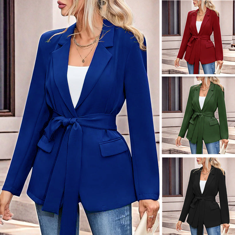 Elegant Blazer with Belt