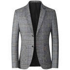 Women's Elegant Plaid Blazer